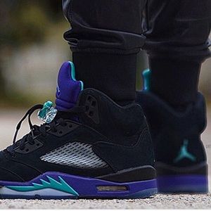 Jordan RETRO Grape 5 (Black)
